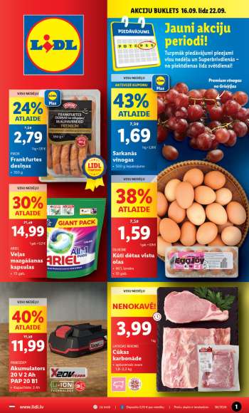 Lidl buklets - 16.09.2024. - 22.09.2024.