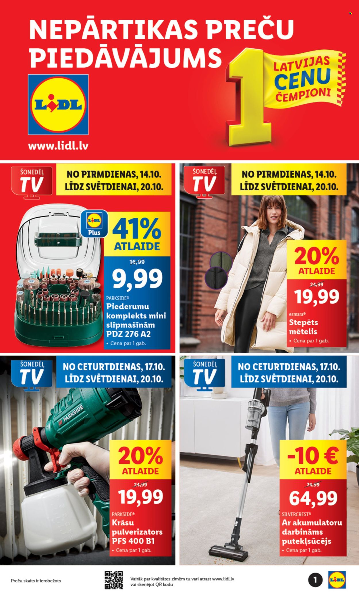 Lidl buklets - 14.10.2024. - 20.10.2024.. Lappuse 1