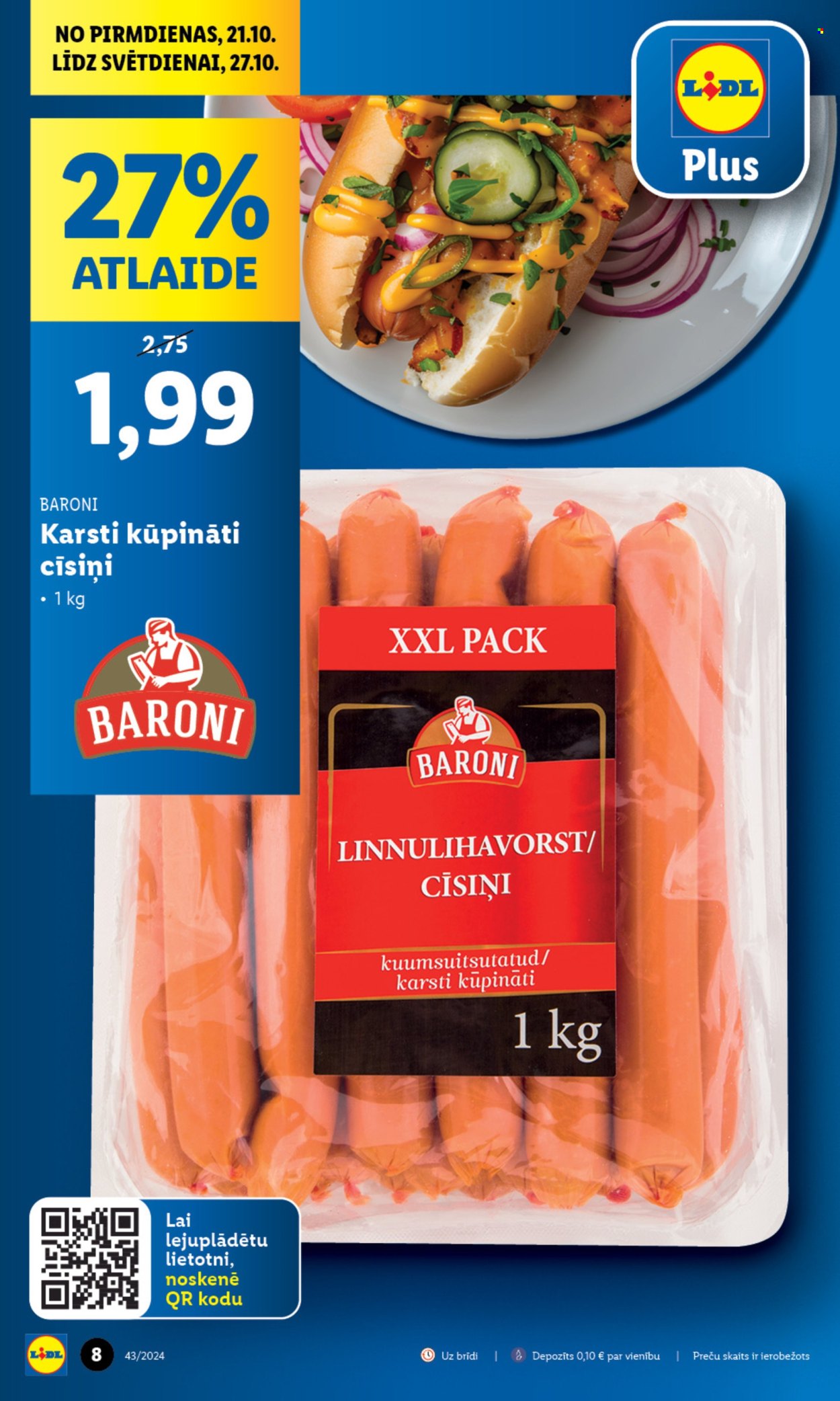 Lidl buklets - 21.10.2024. - 27.10.2024.. Lappuse 8