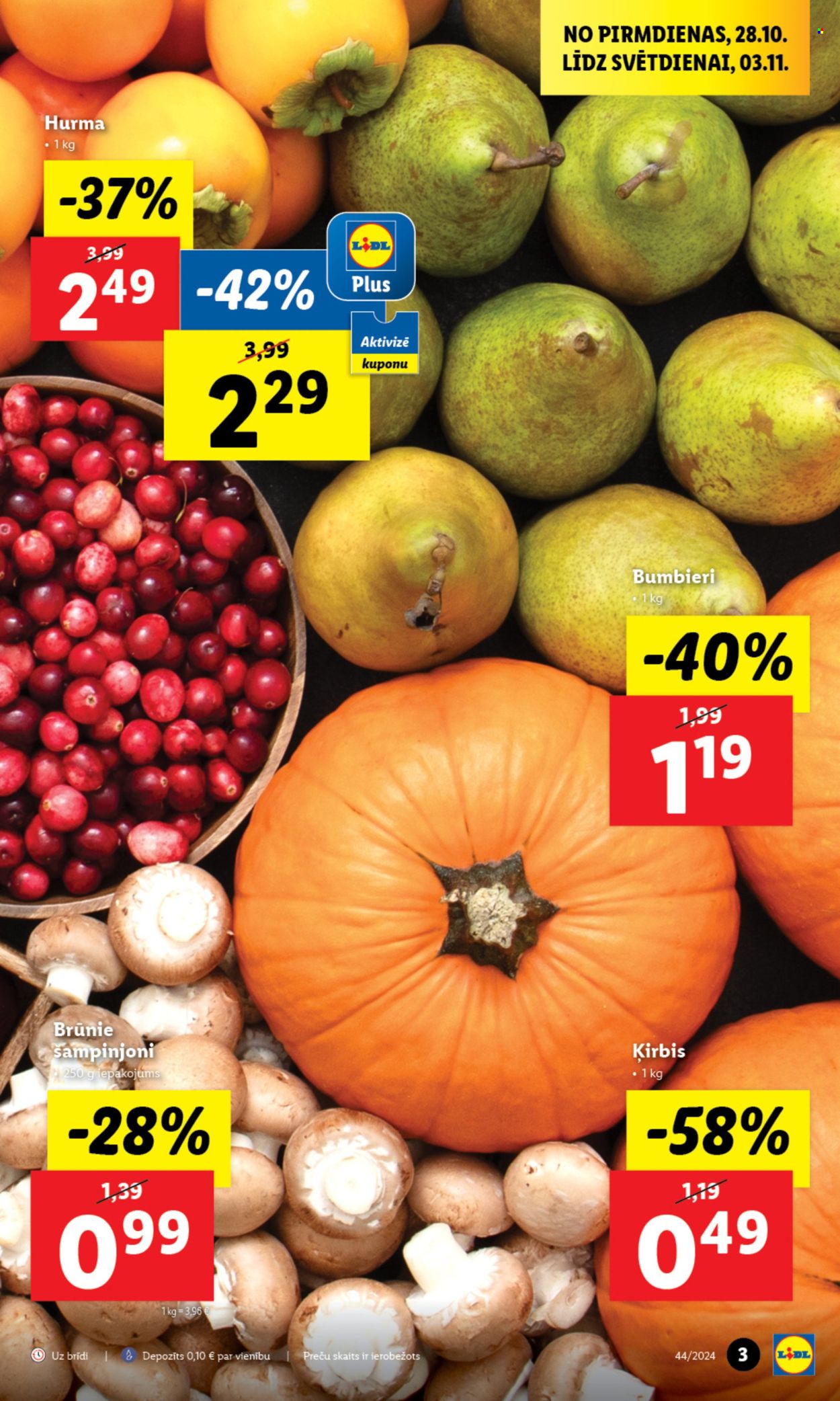 Lidl buklets - 28.10.2024. - 03.11.2024.. Lappuse 3