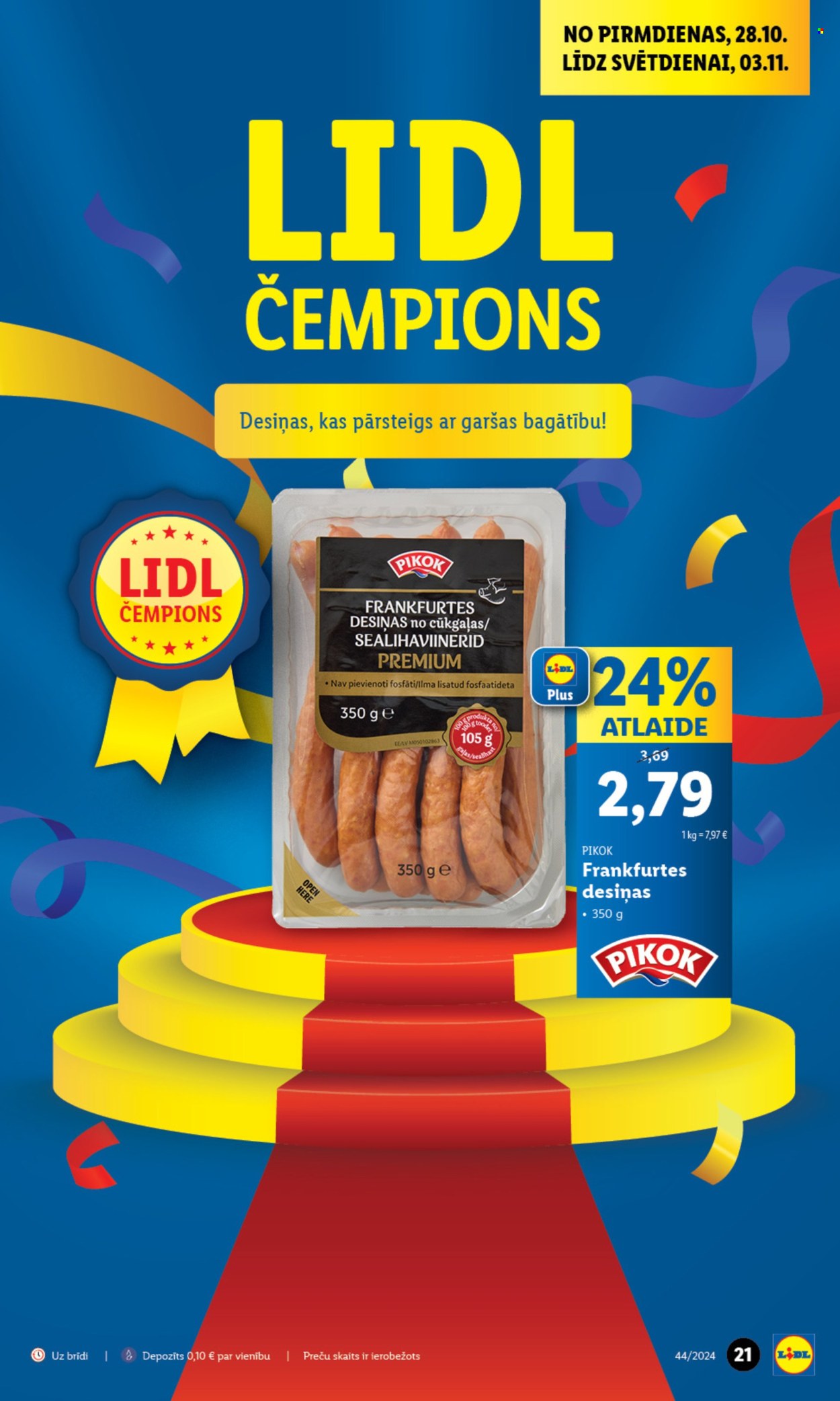 Lidl buklets - 28.10.2024. - 03.11.2024.. Lappuse 21