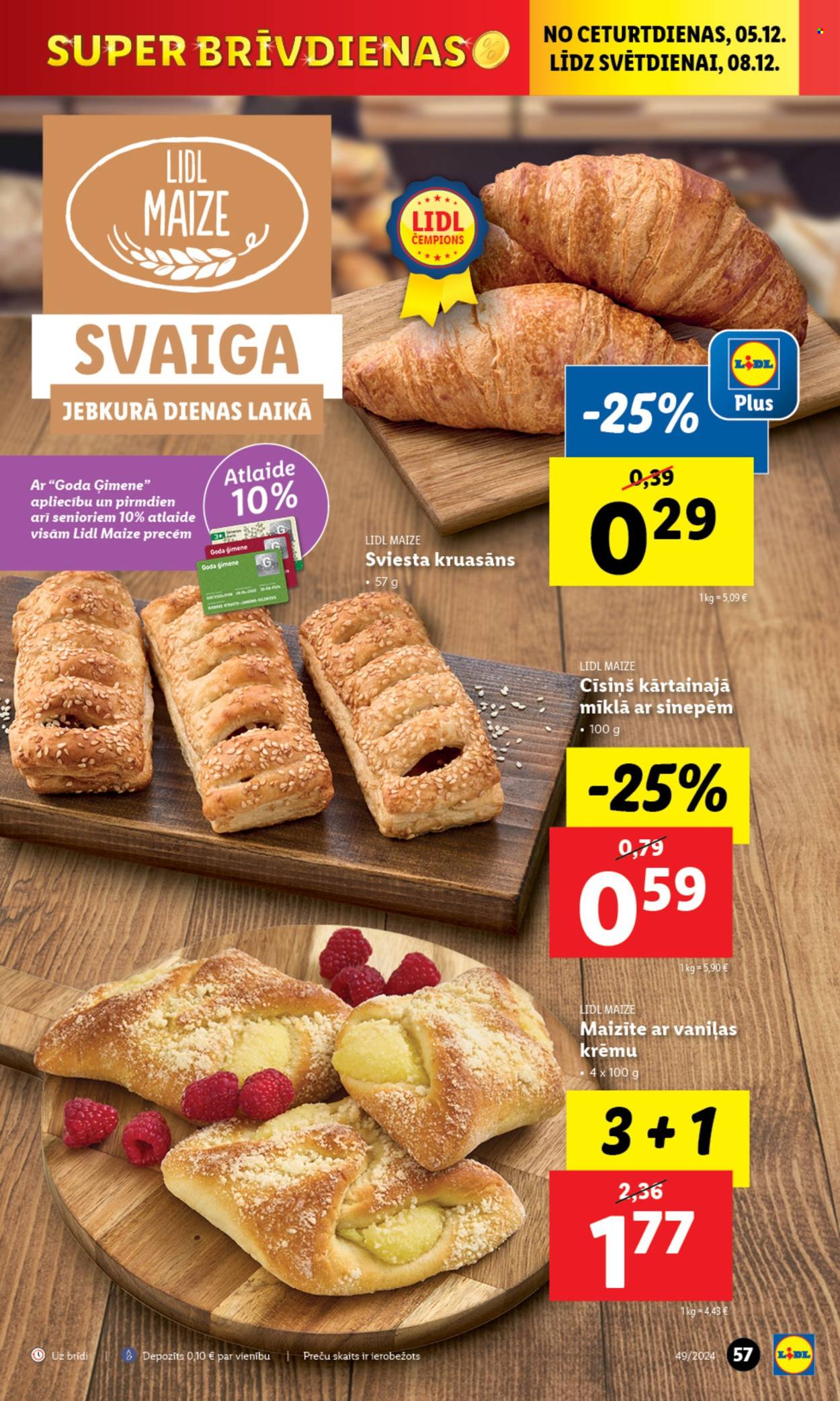 Lidl buklets - 02.12.2024. - 08.12.2024.. Lappuse 1