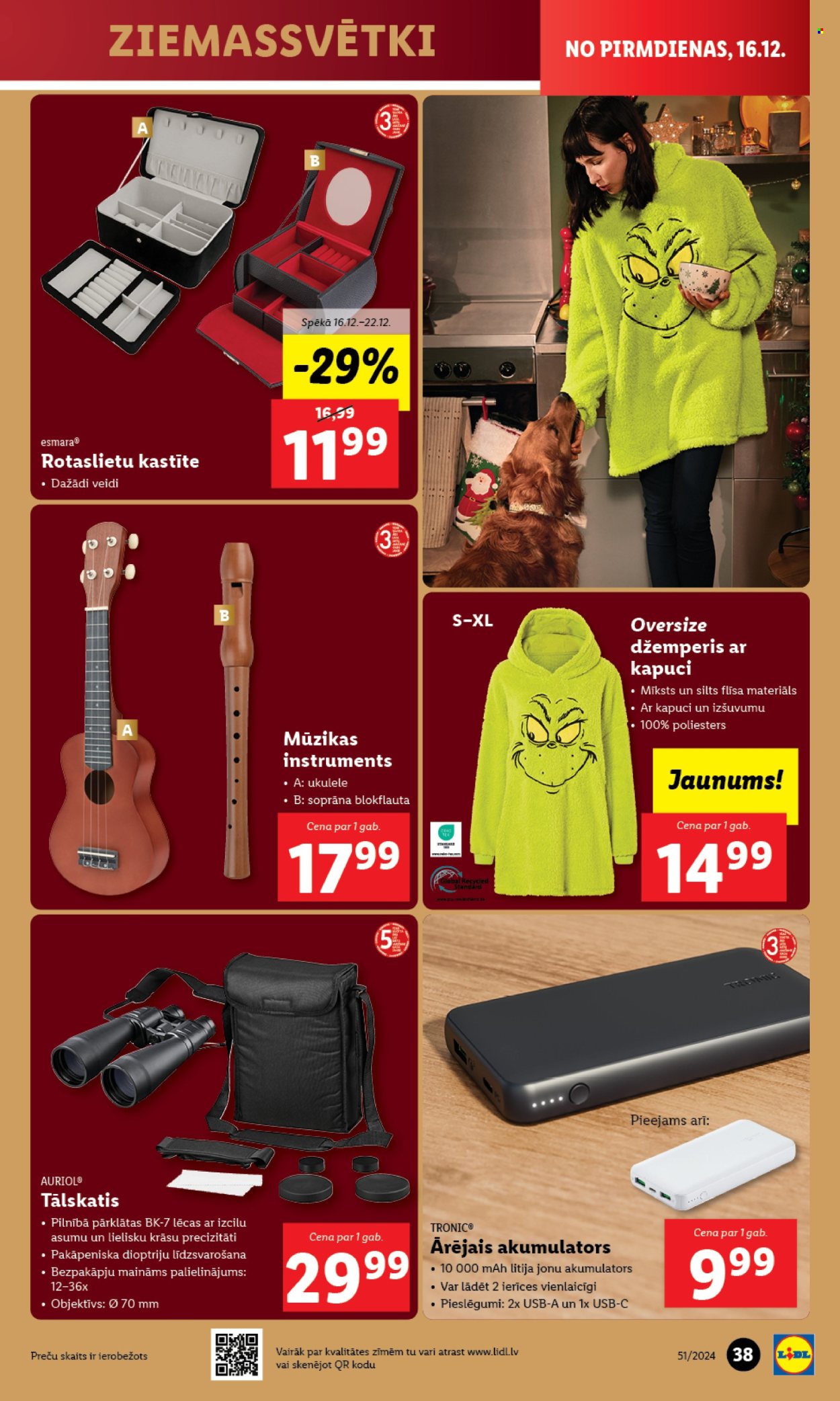 Lidl buklets - 16.12.2024. - 23.12.2024.. Lappuse 1