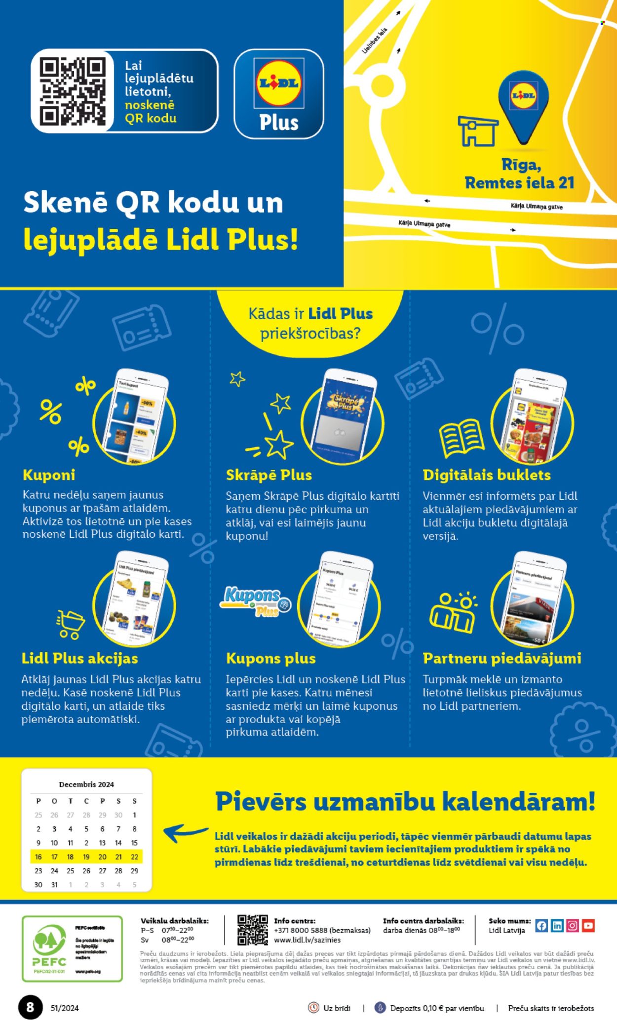 Lidl buklets - 16.12.2024. - 22.12.2024.. Lappuse 1