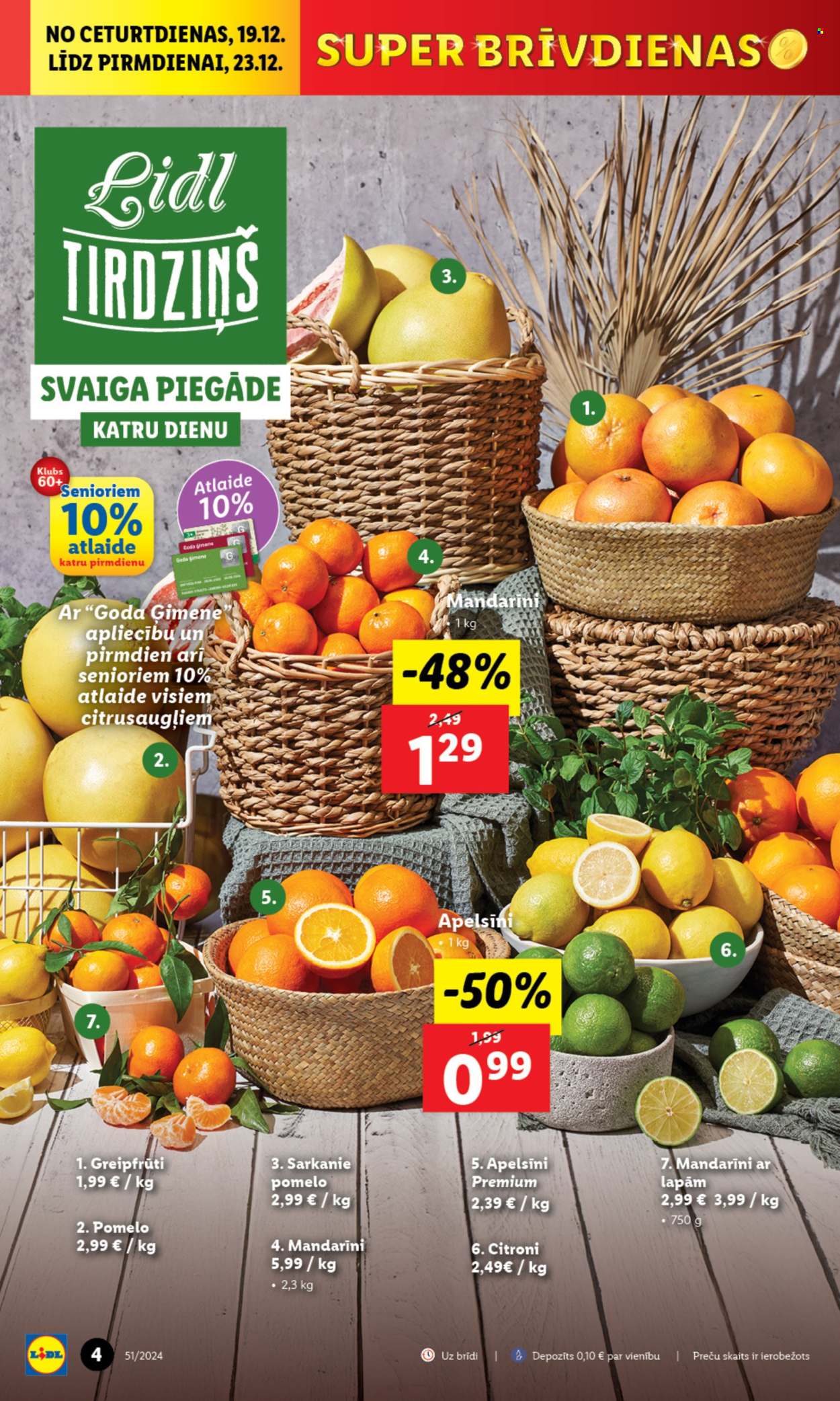 Lidl buklets - 19.12.2024. - 22.12.2024.. Lappuse 1