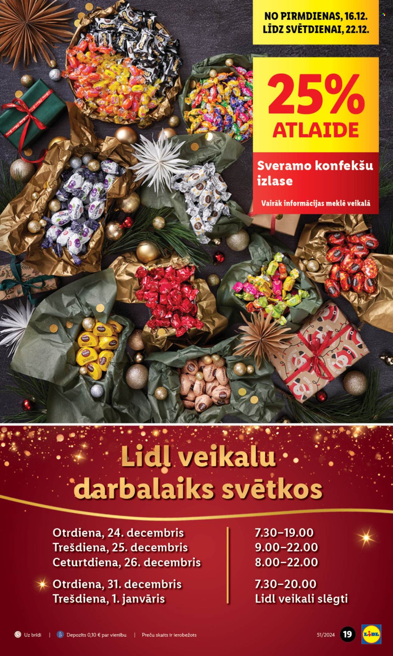 Lidl buklets - 19.12.2024. - 22.12.2024.. Lappuse 1