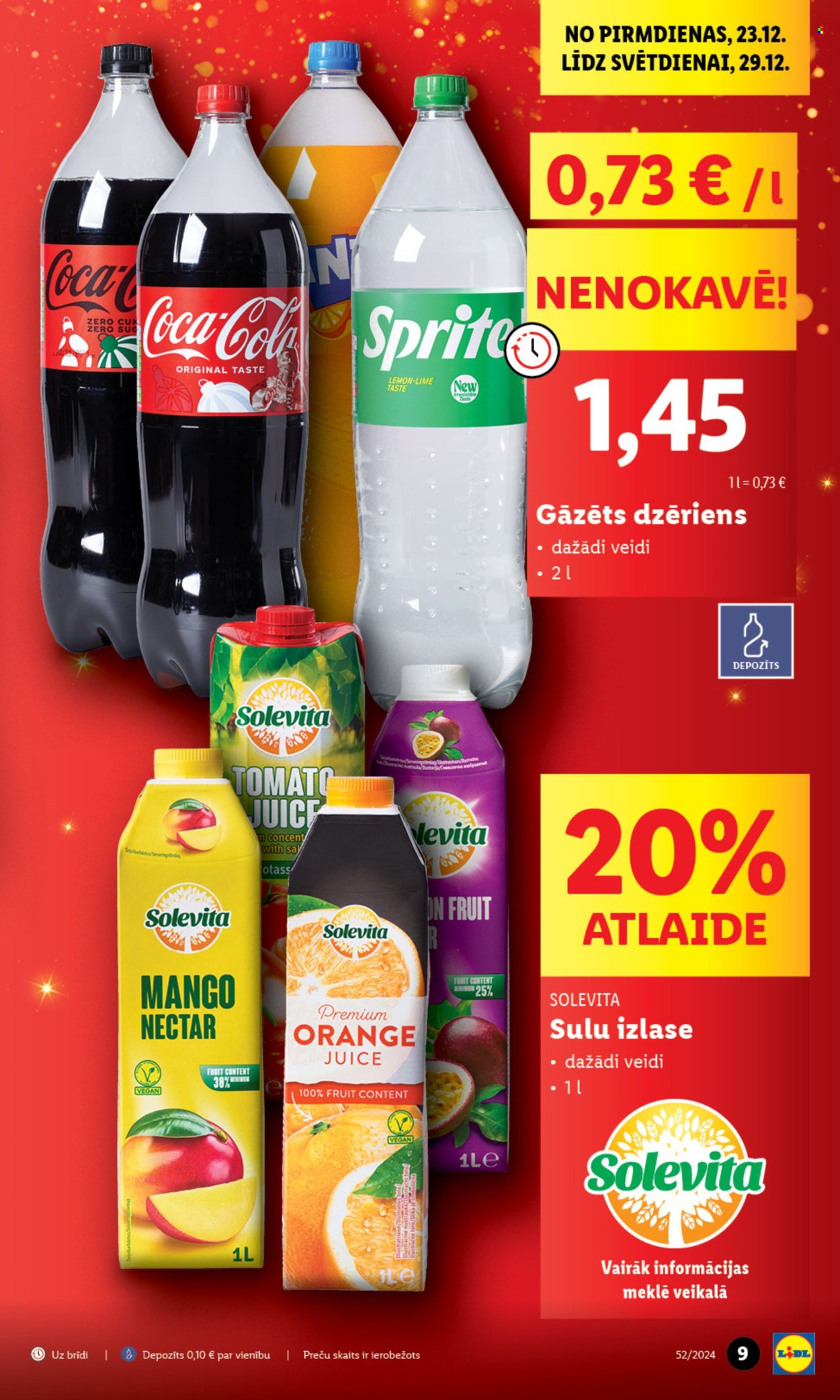 Lidl buklets - 23.12.2024. - 29.12.2024.. Lappuse 1