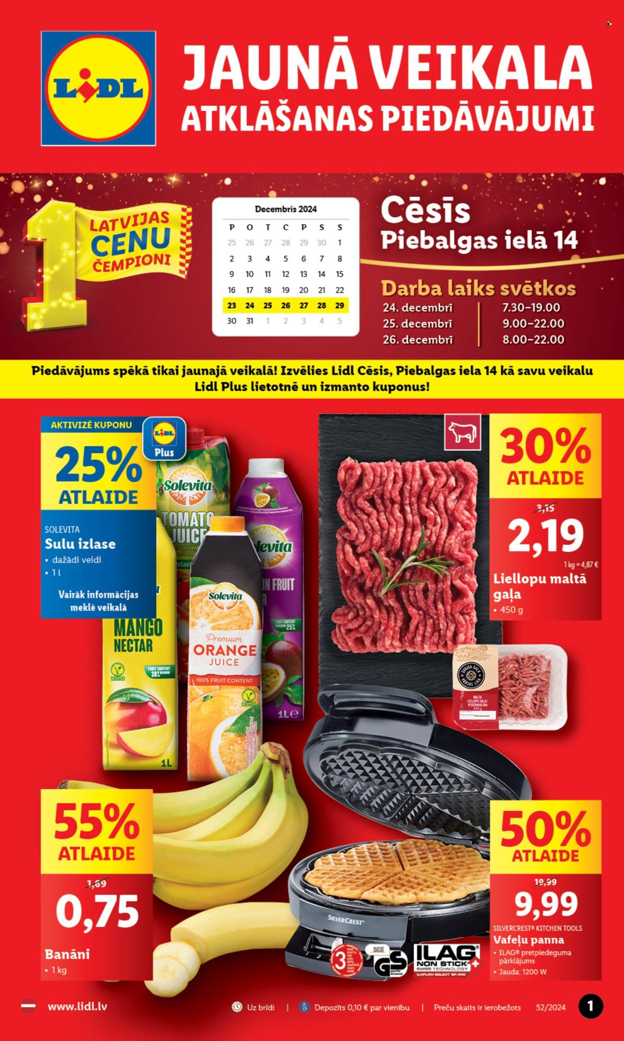 Lidl buklets - 23.12.2024. - 29.12.2024.. Lappuse 1