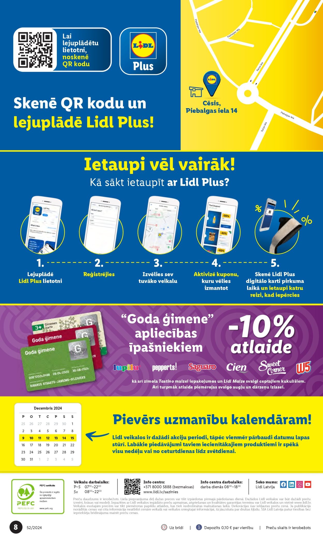 Lidl buklets - 23.12.2024. - 29.12.2024.. Lappuse 1