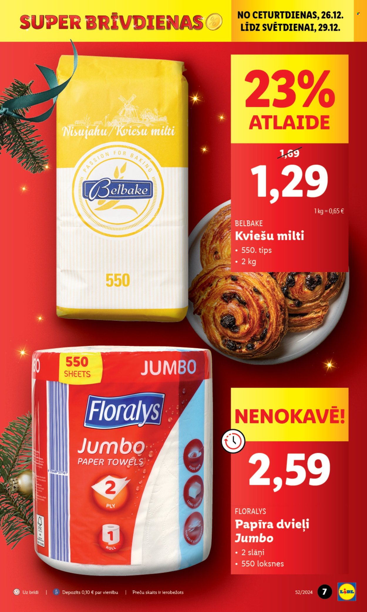 Lidl buklets - 26.12.2024. - 29.12.2024.. Lappuse 1