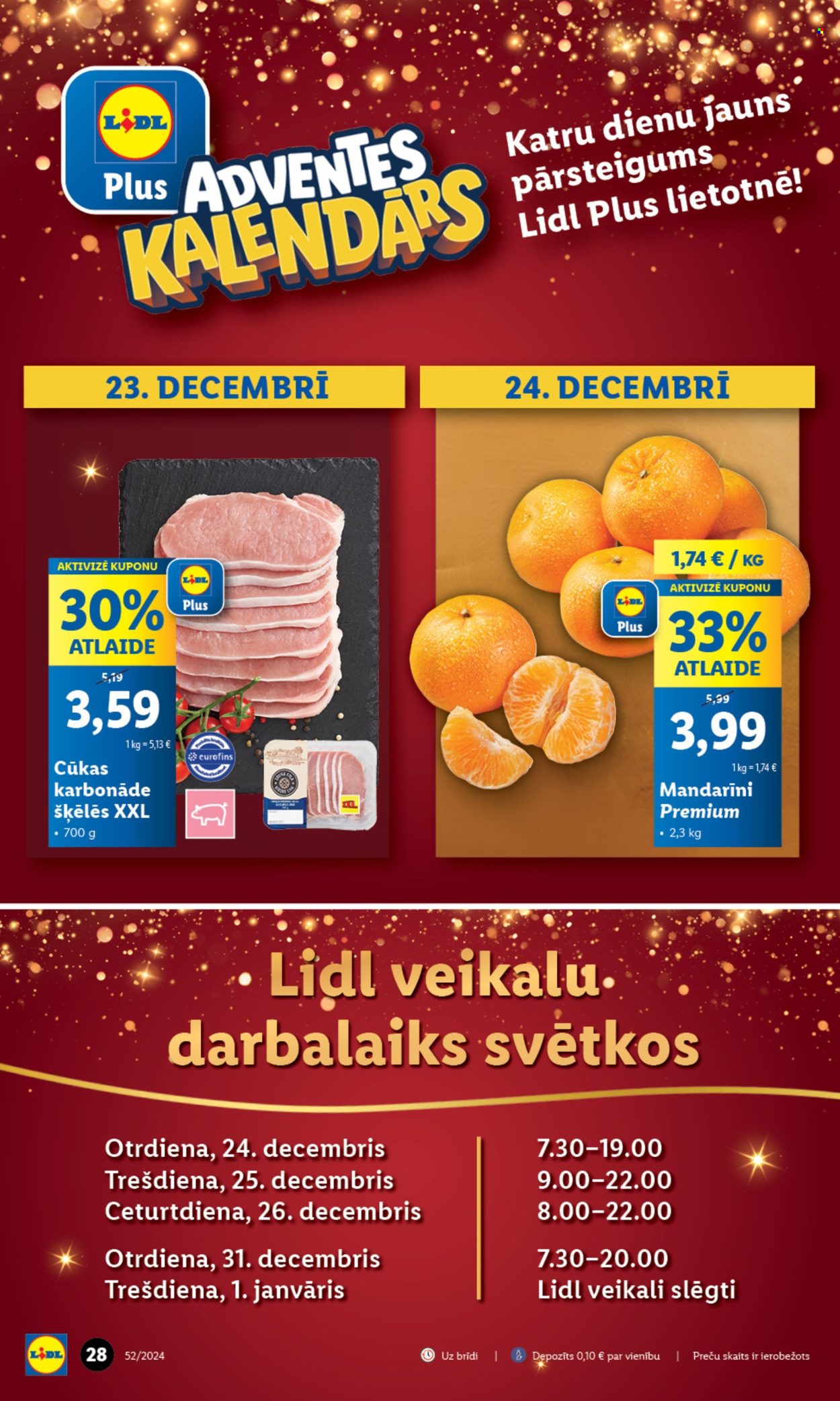 Lidl buklets - 26.12.2024. - 29.12.2024.. Lappuse 1