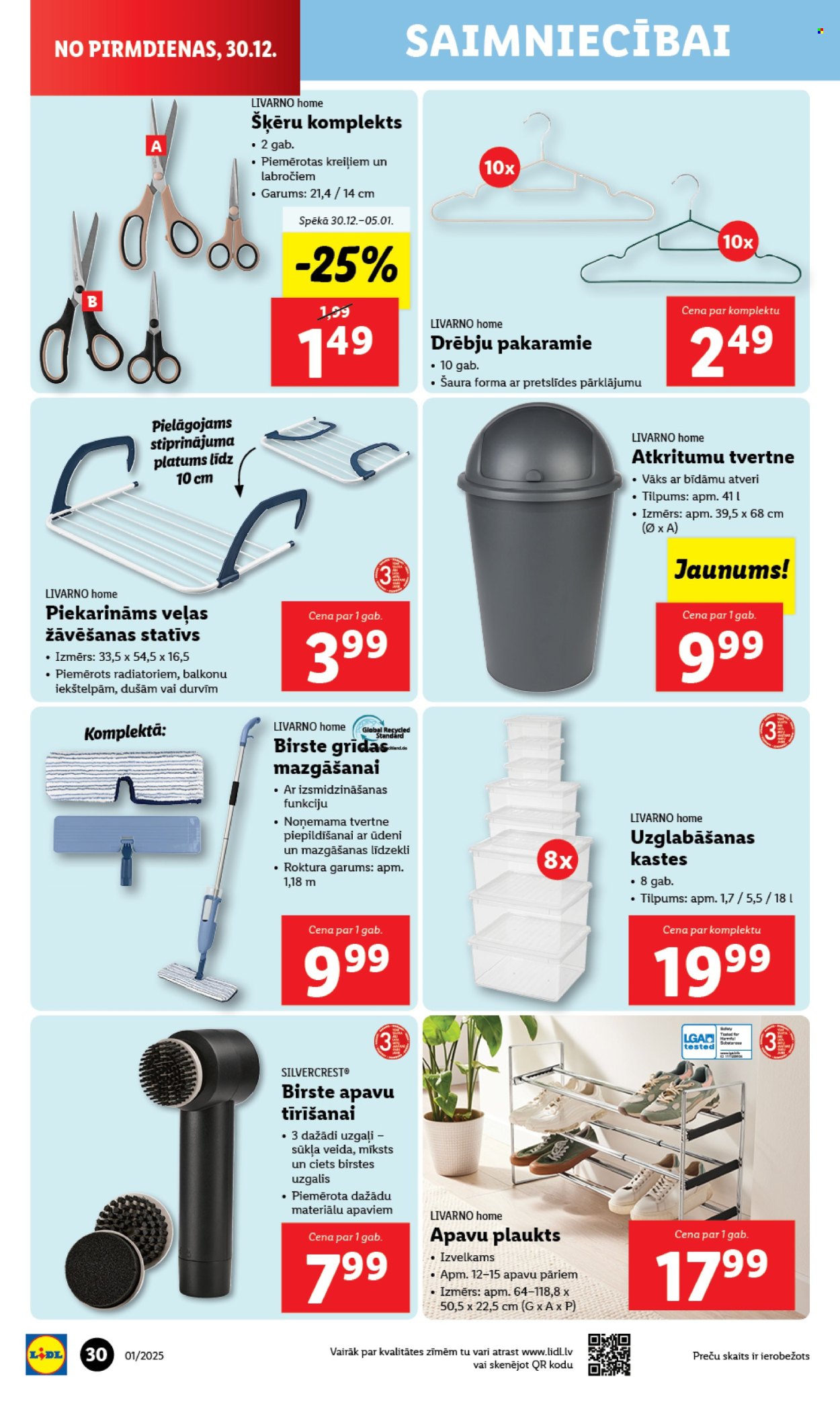 Lidl buklets - 30.12.2024. - 05.01.2025.. Lappuse 1