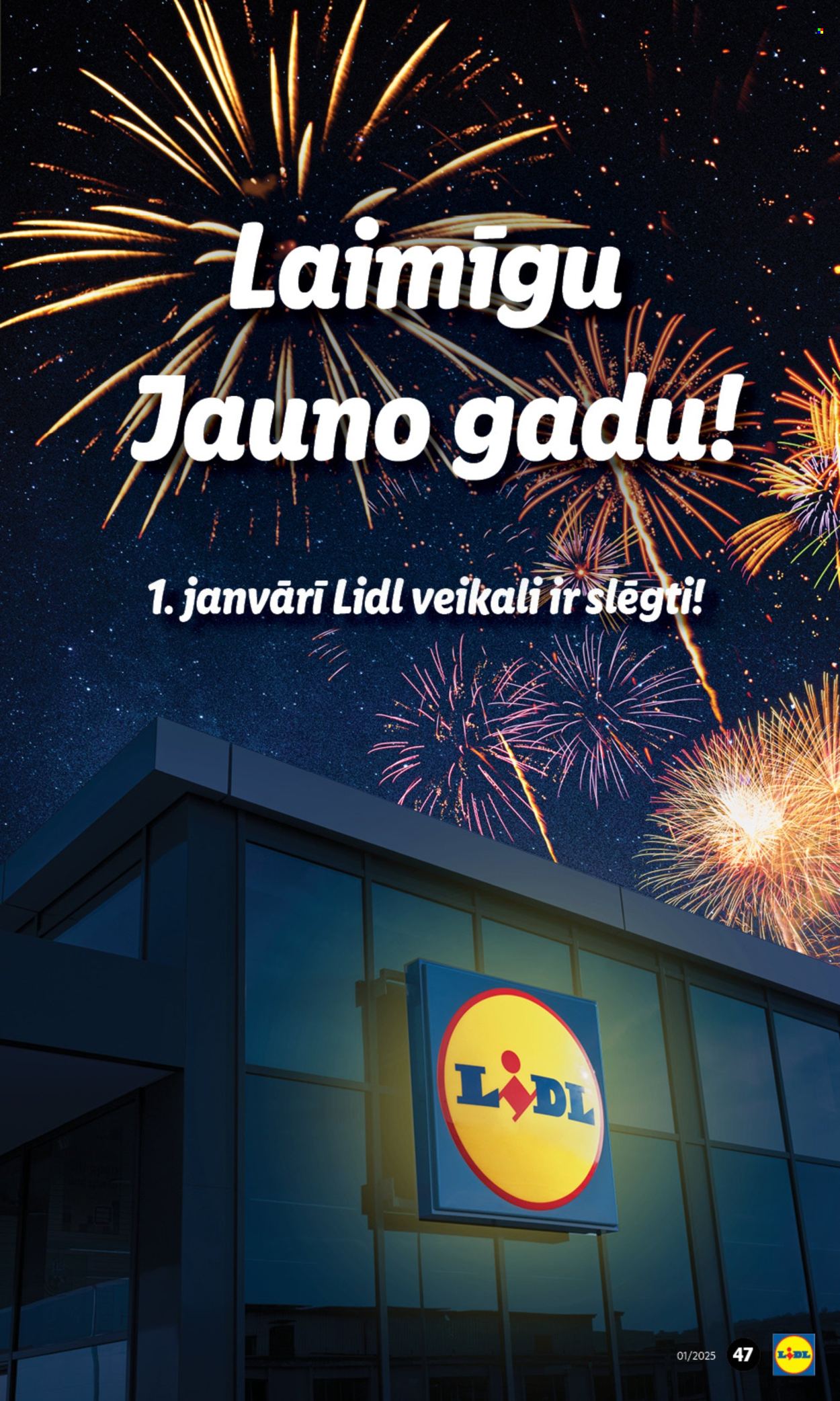 Lidl buklets - 30.12.2024. - 05.01.2025.. Lappuse 1