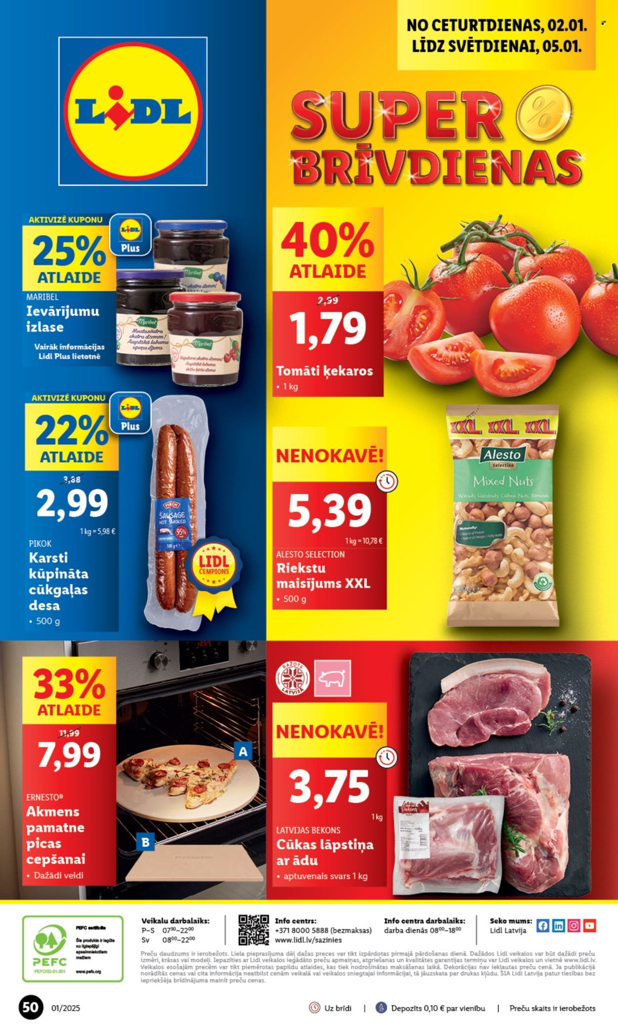 Lidl buklets - 30.12.2024. - 05.01.2025.. Lappuse 1