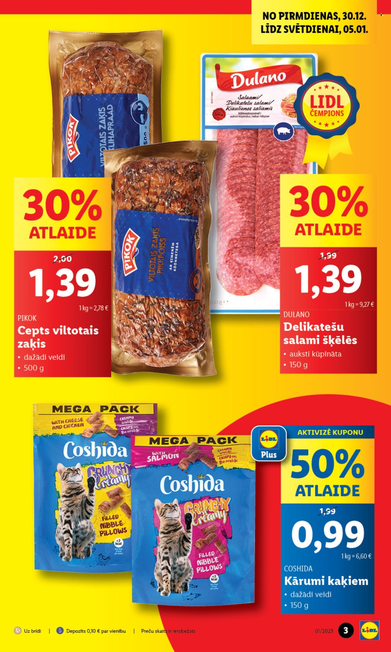 Lidl buklets - 30.12.2024. - 05.01.2025.. Lappuse 1