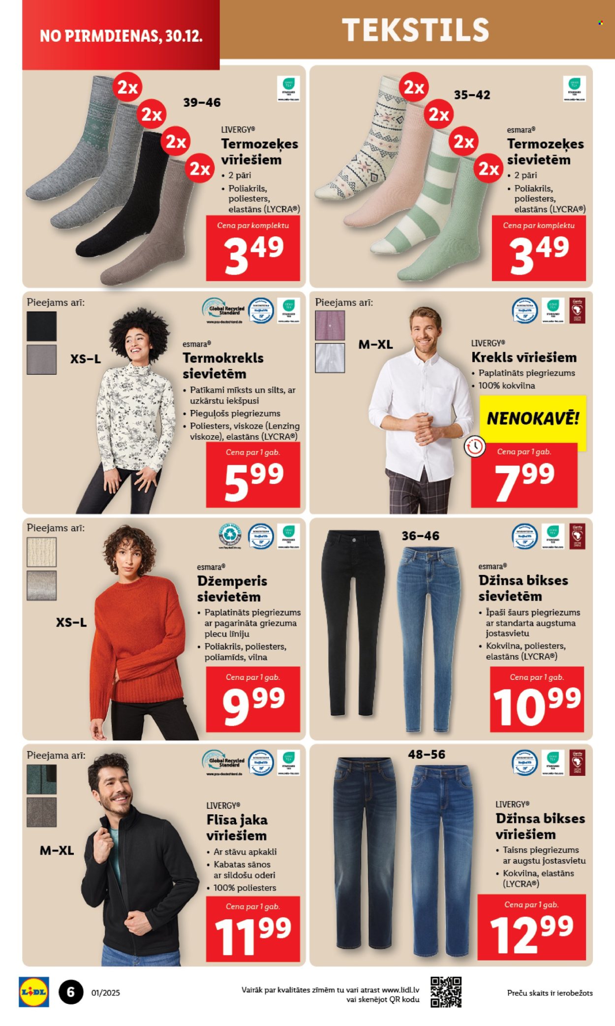 Lidl buklets - 30.12.2024. - 05.01.2025.. Lappuse 1