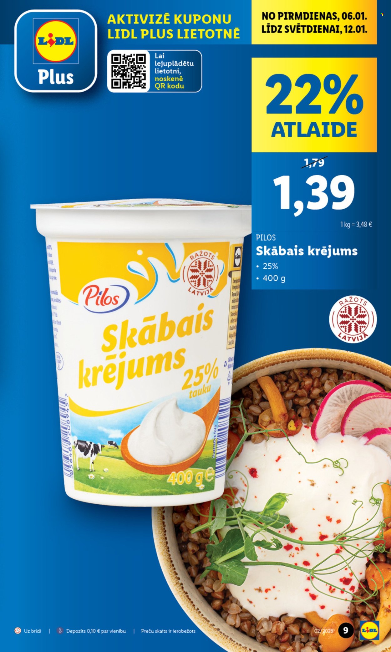 Lidl buklets - 06.01.2025. - 12.01.2025.. Lappuse 1