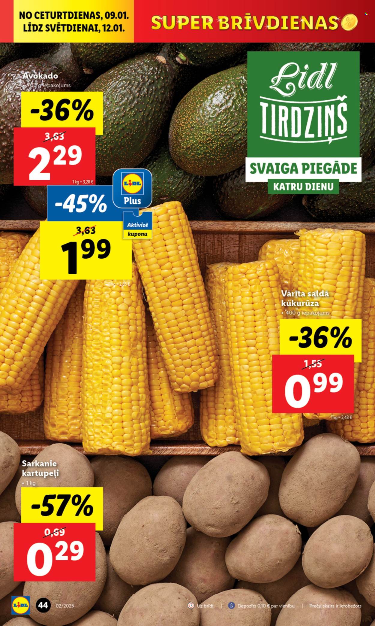 Lidl buklets - 06.01.2025. - 12.01.2025.. Lappuse 1