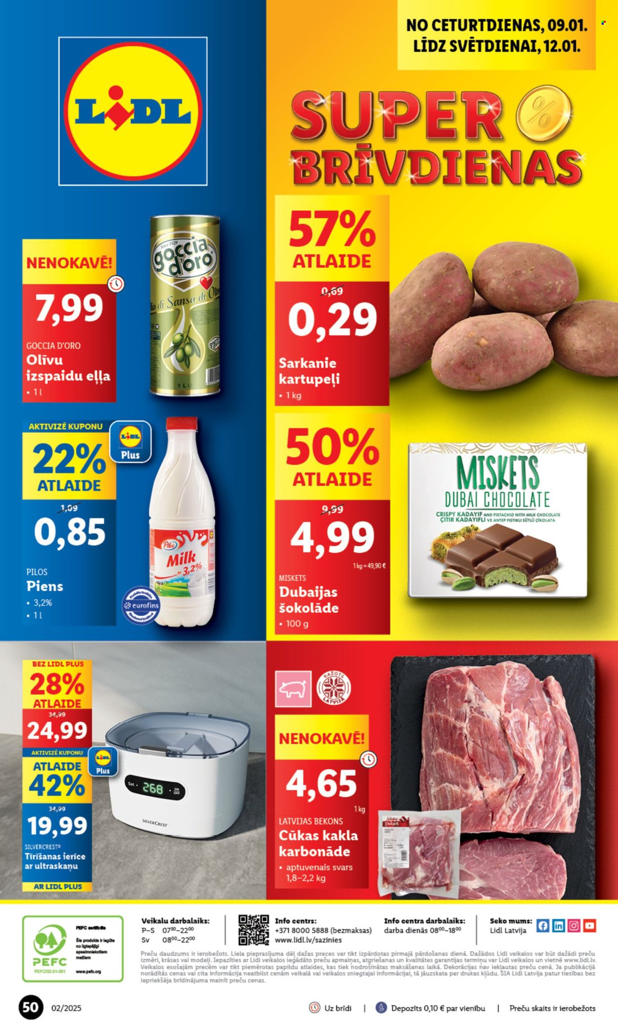 Lidl buklets - 06.01.2025. - 12.01.2025.. Lappuse 1