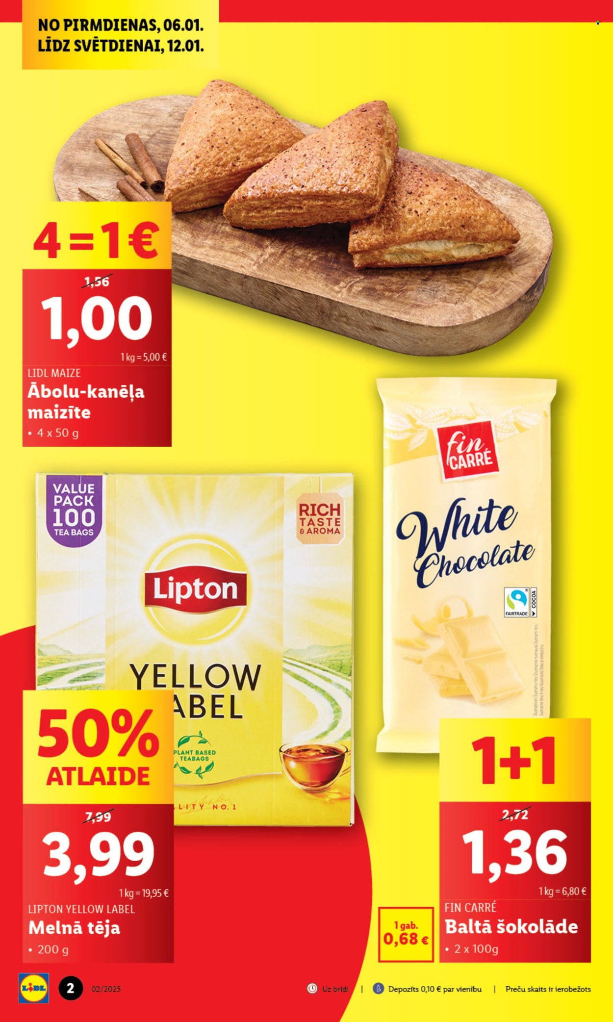 Lidl buklets - 06.01.2025. - 12.01.2025.. Lappuse 1