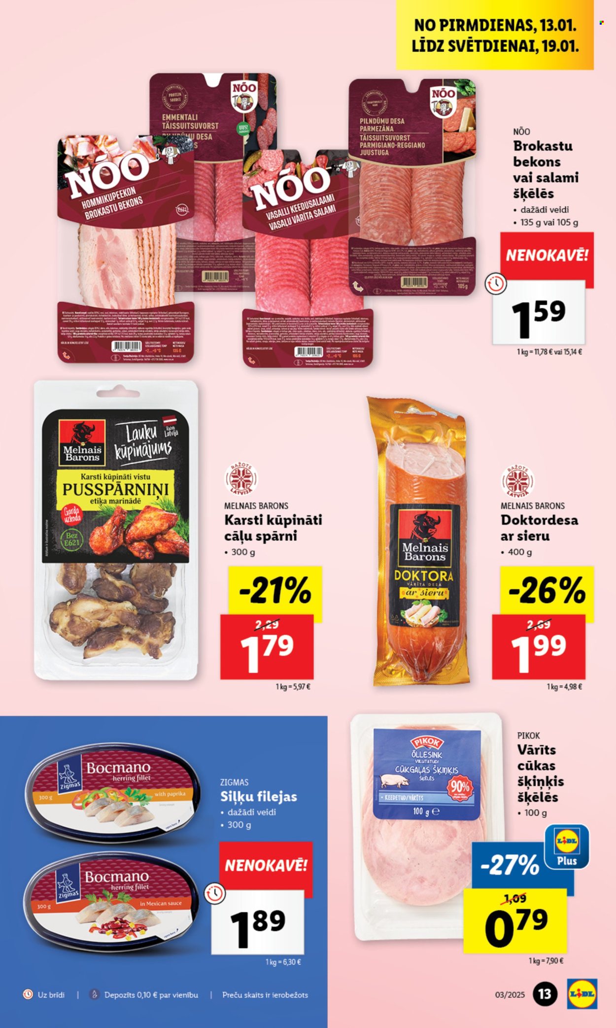 Lidl buklets - 13.01.2025. - 19.01.2025.. Lappuse 1