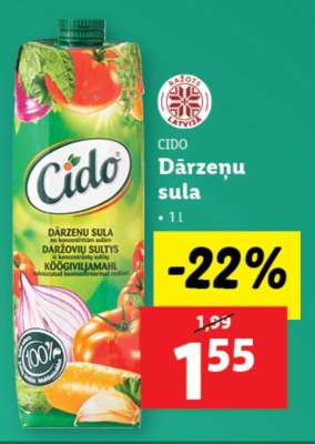 Cido Dārzeņu sula