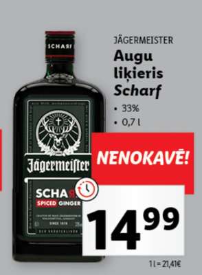 Jägermeister Augu liķieris Scharf