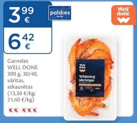 Garneles WELL DONE