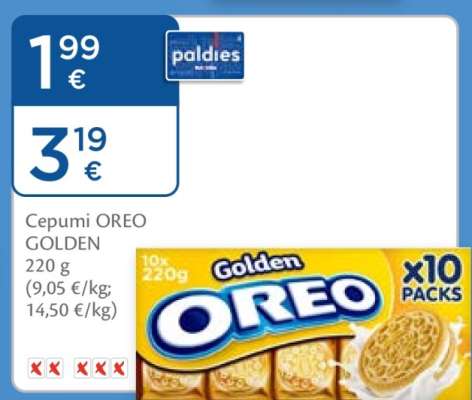 Cepumi OREO GOLDEN