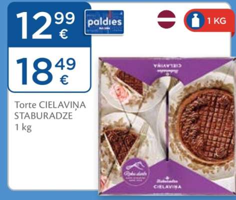 Torte CIELAVIŅA STABURADZE